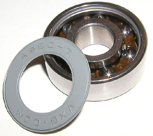 S608-2RS Skate Bearing 8x22x7 Nylon Cage Stainless:Sealed:vxb:Ball Bearing