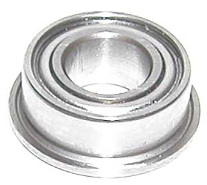 Flanged Ball Bearing 2mm x 6mm x 2.5mm:Ceramic:Chrome:Shielded:vxb:Ball Bearings
